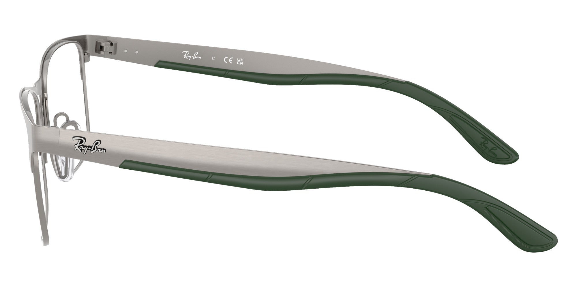 Ray-Ban® RX7550 RX7550 3221 55 Eyeglasses - Gunmetal