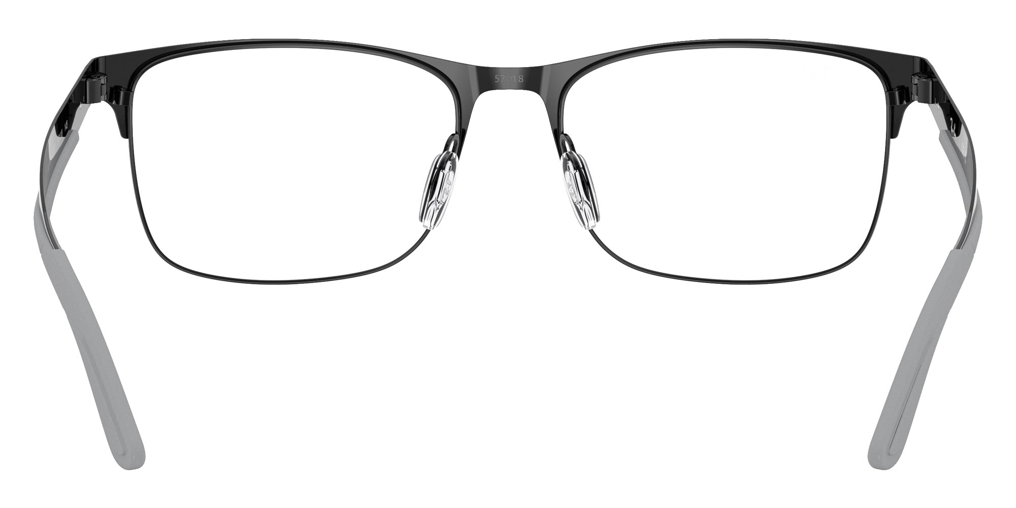 Ray-Ban® RX7550 RX7550 3222 57 Eyeglasses - Black