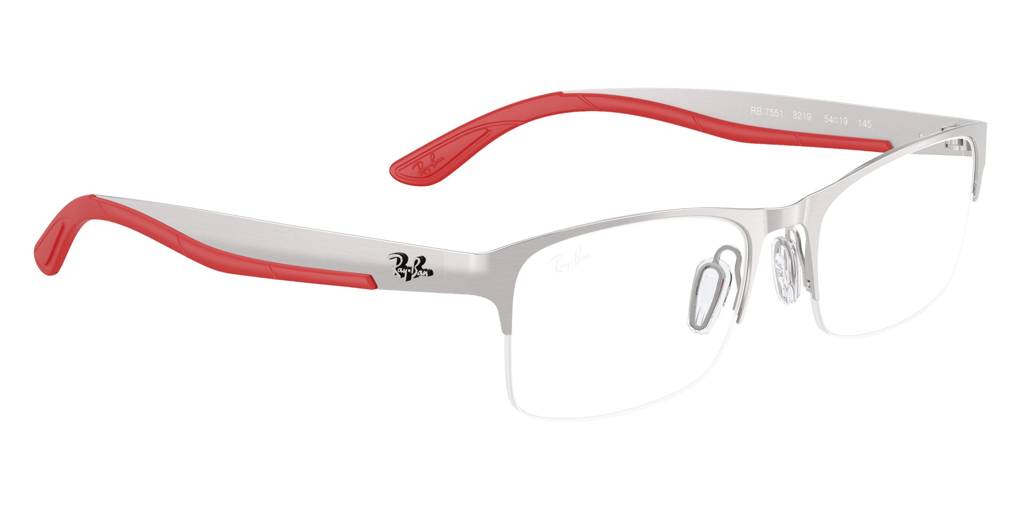 Ray-Ban® RX7551 RX7551 3219 54 Eyeglasses - Silver