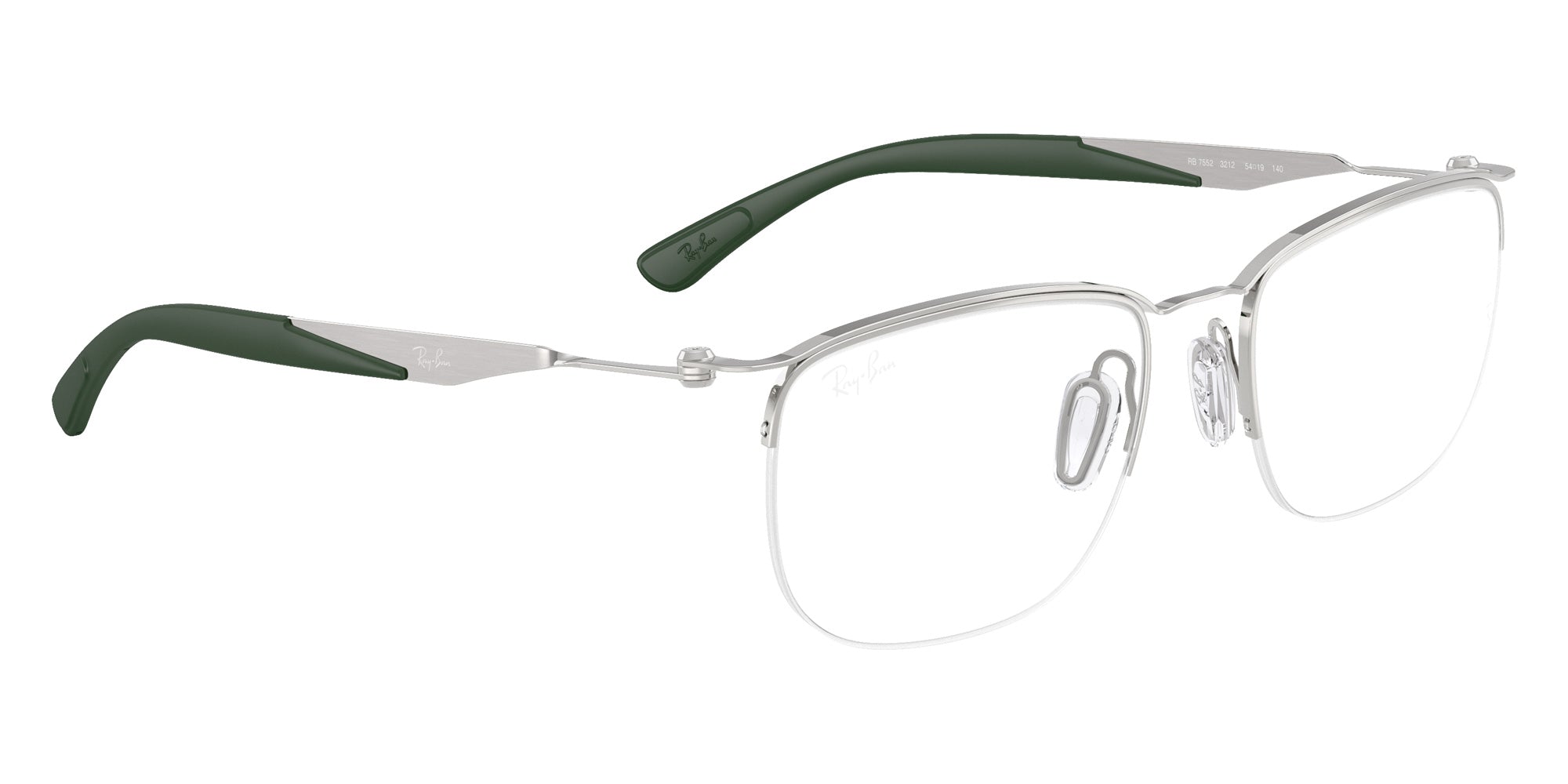 Ray-Ban® RX7552 RX7552 3212 54 Eyeglasses - Silver
