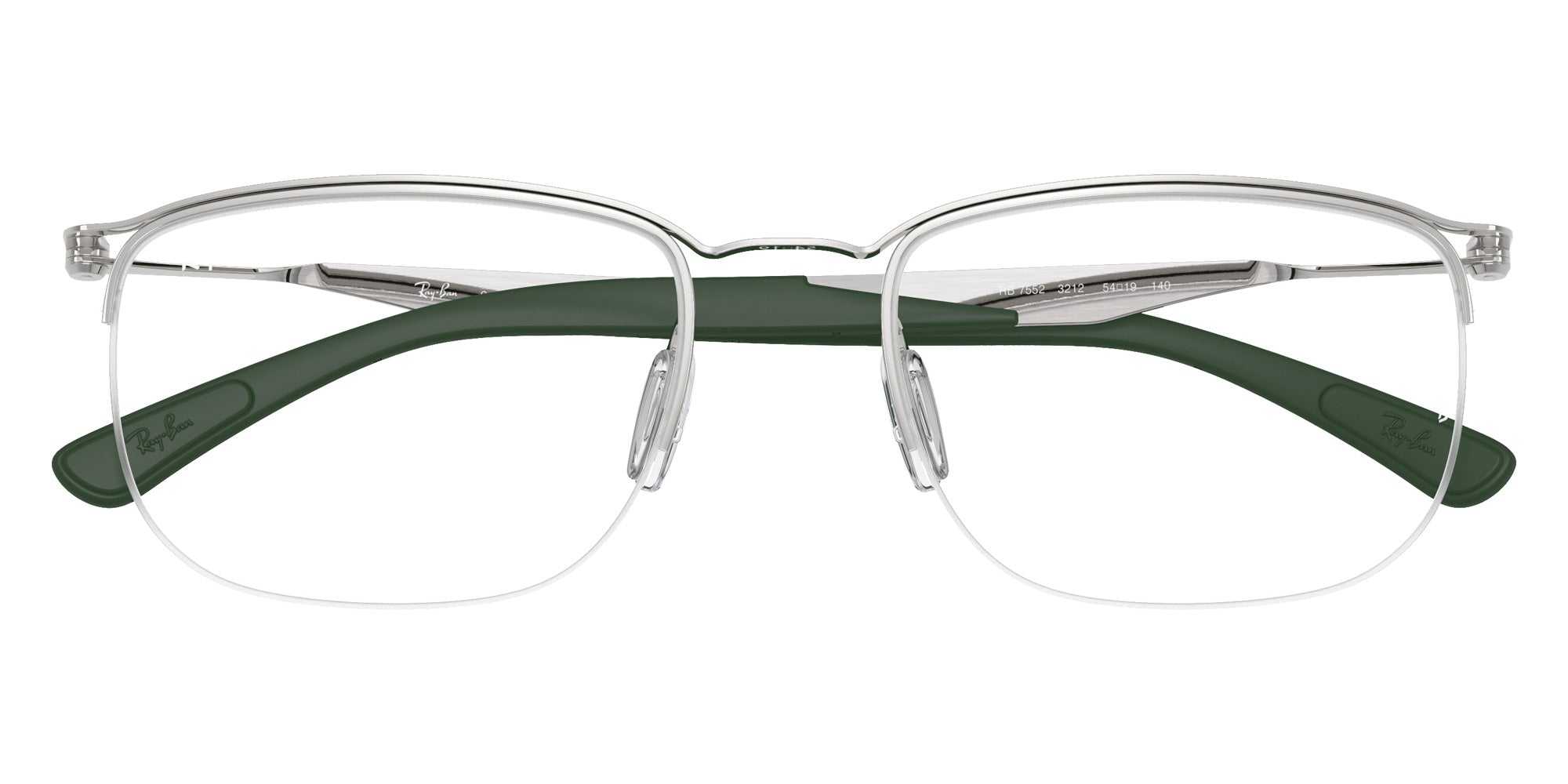 Ray-Ban® RX7552 RX7552 3212 54 Eyeglasses - Silver
