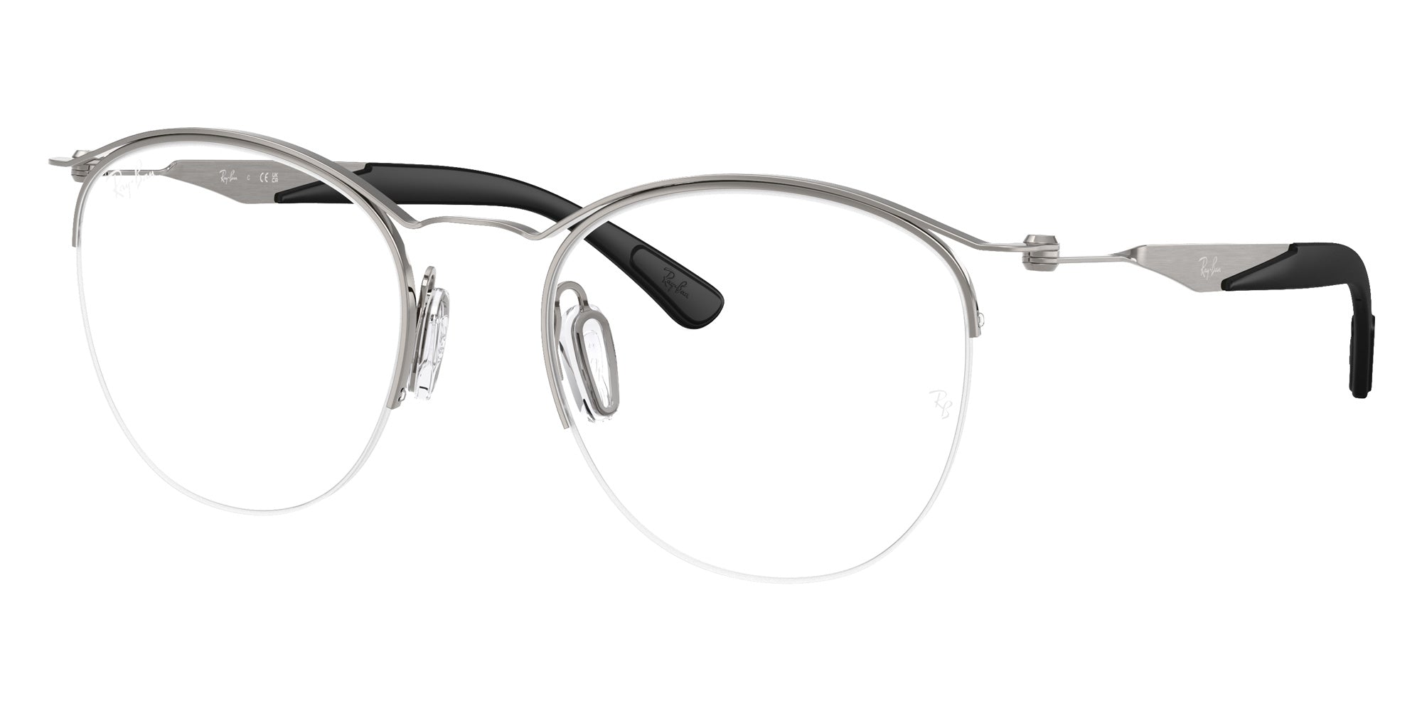 Ray-Ban® RX7553 RX7553 3214 52 Eyeglasses - Gunmetal