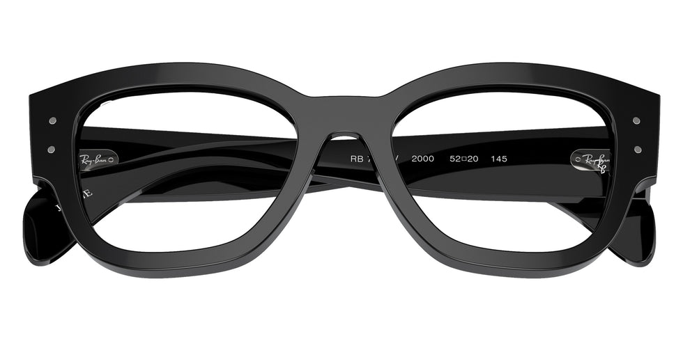 Ray-Ban® RX7681V RX7681V 2000 52 Eyeglasses - Black