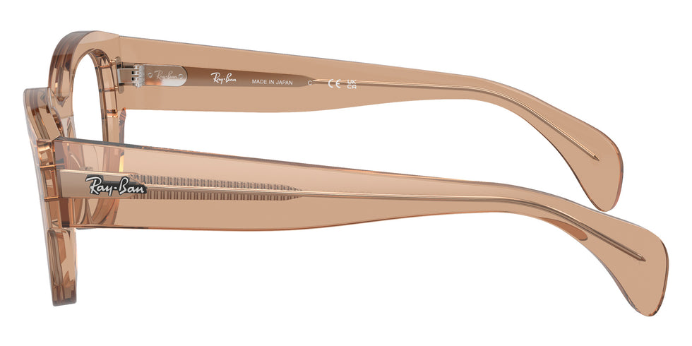 Ray-Ban® RX7681V RX7681V 8353 52 Eyeglasses - Transparent Light Brown