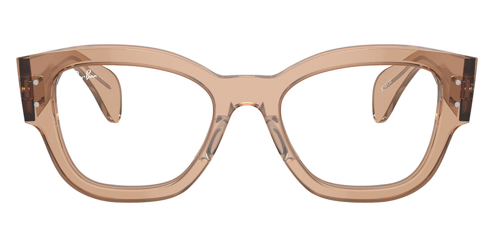 Ray-Ban® RX7681V RX7681V 8353 52 Eyeglasses - Transparent Light Brown