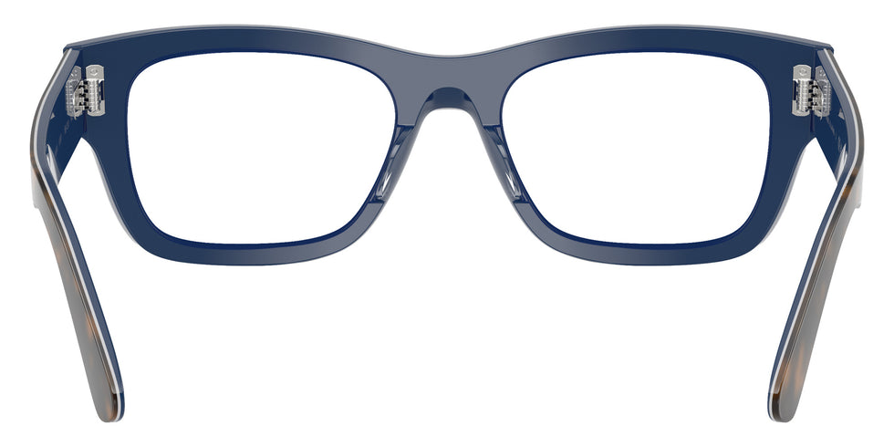 Ray-Ban® RX7683V RX7683V 8391 55 Eyeglasses - Havana Gray On Gradient Blue
