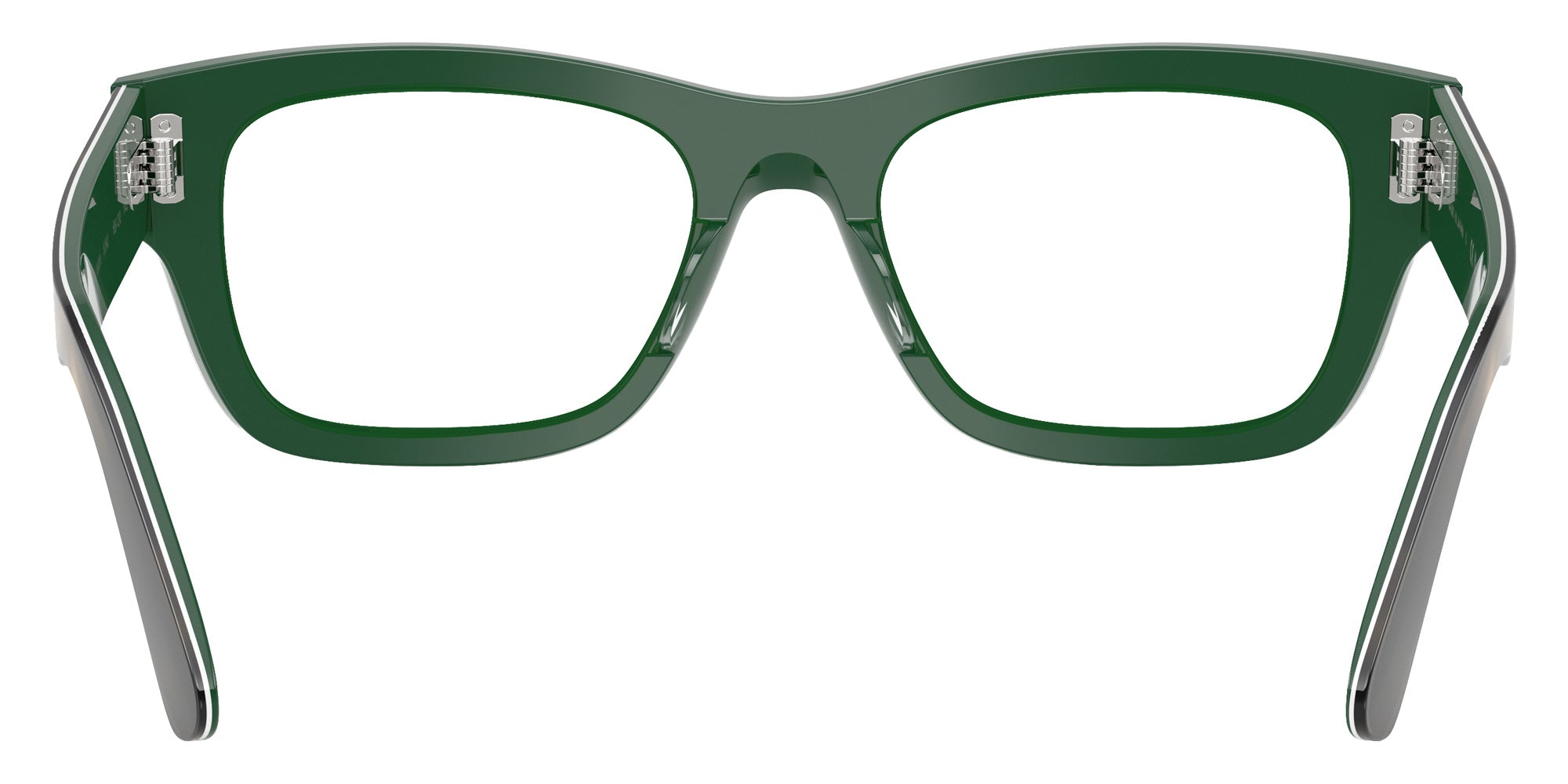 Ray-Ban® RX7683V RX7683V 8392 55 Eyeglasses - Striped Green On Green