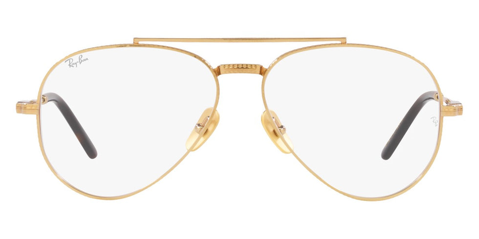 Ray-Ban® Aviator Titanium RX8225V RX8225V 1220 55 - Arista Eyeglasses