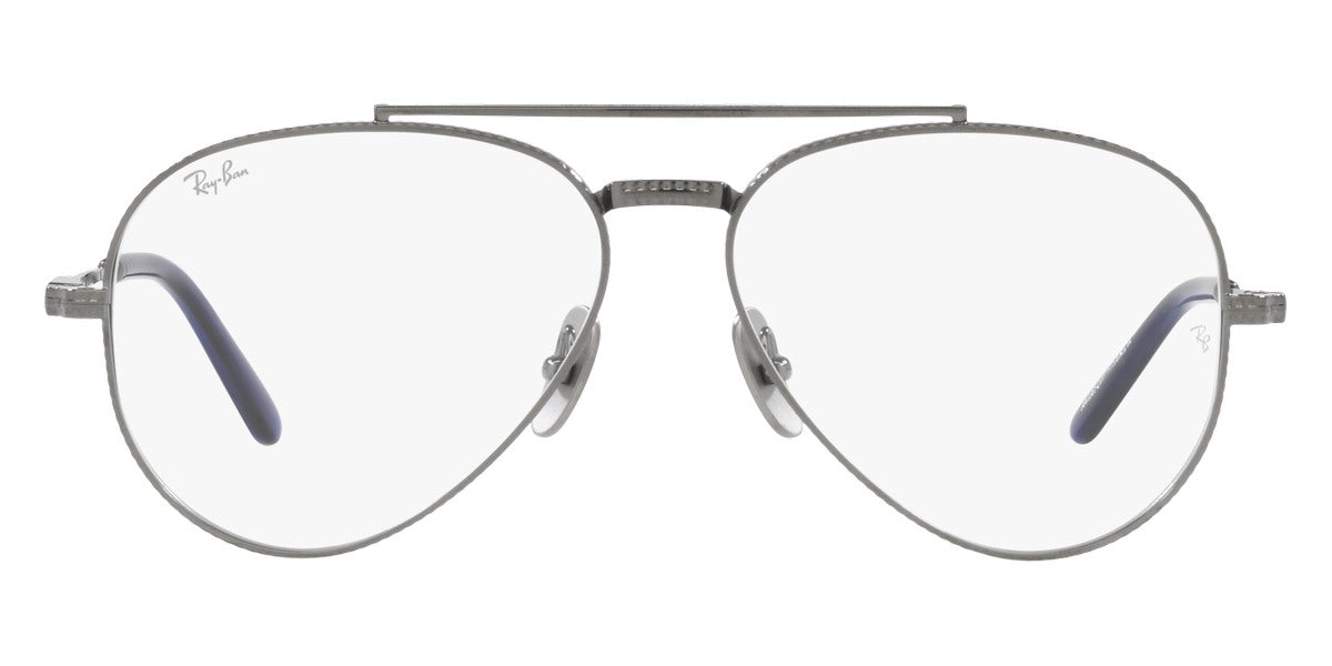 Ray-Ban® Aviator Titanium RX8225V RX8225V 1237 55 - Black Eyeglasses