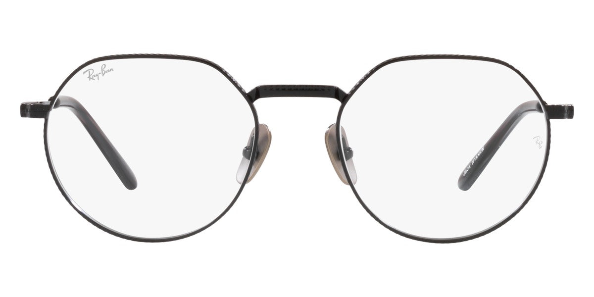 Ray-Ban® Jack Titanium RX8265V RX8265V 1237 51 - Black Eyeglasses
