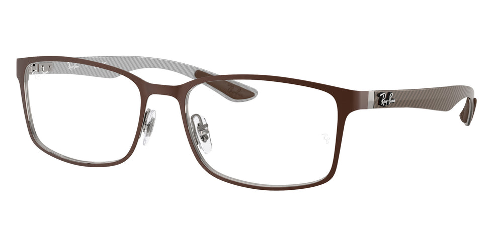Ray-Ban® RX8424 RX8424 3227 57 Eyeglasses - Gunmetal