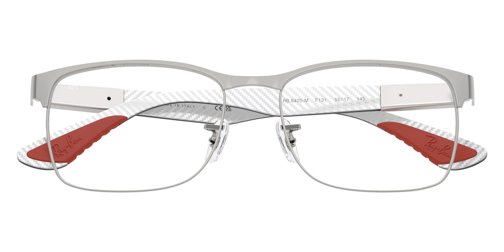Ray-Ban® RX8425M RX8425M F131 55 Eyeglasses - Matte Silver