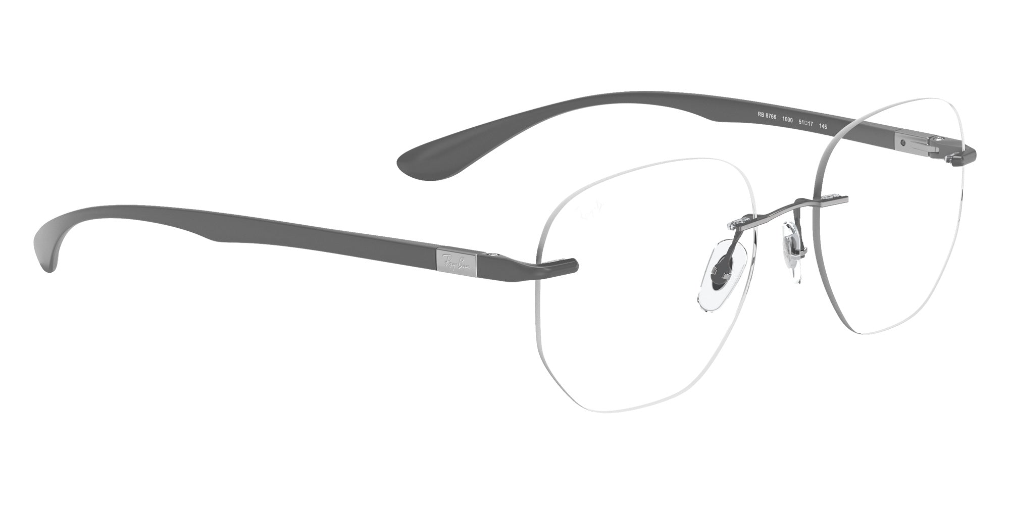Ray-Ban® RX8766 RX8766 1000 51 Eyeglasses - Sand Gray
