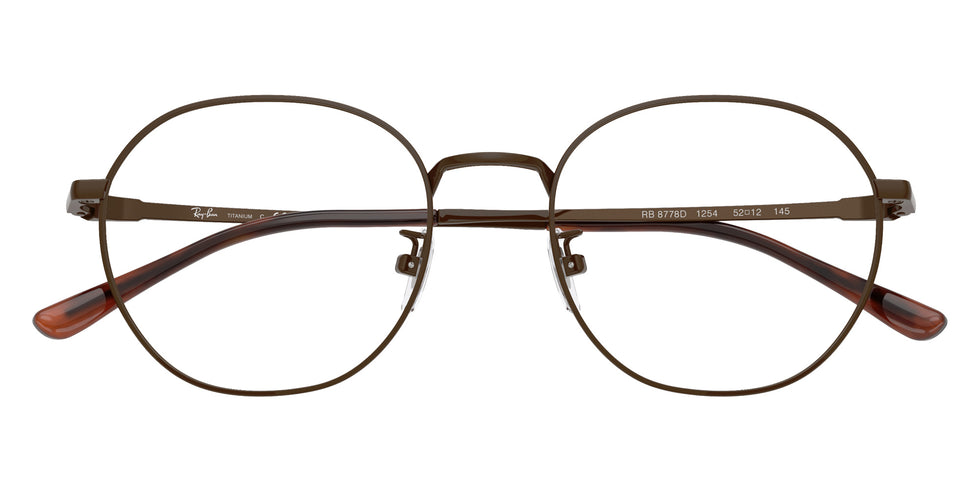 Ray-Ban® RX8778D RX8778D 1254 52 Eyeglasses - Brown