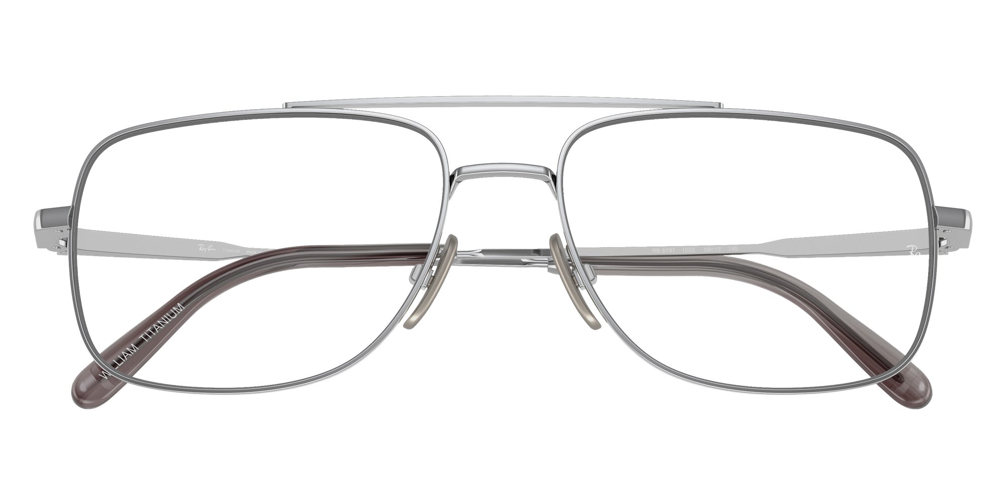 Ray-Ban® RX8797 RX8797 1002 58 Eyeglasses - Silver