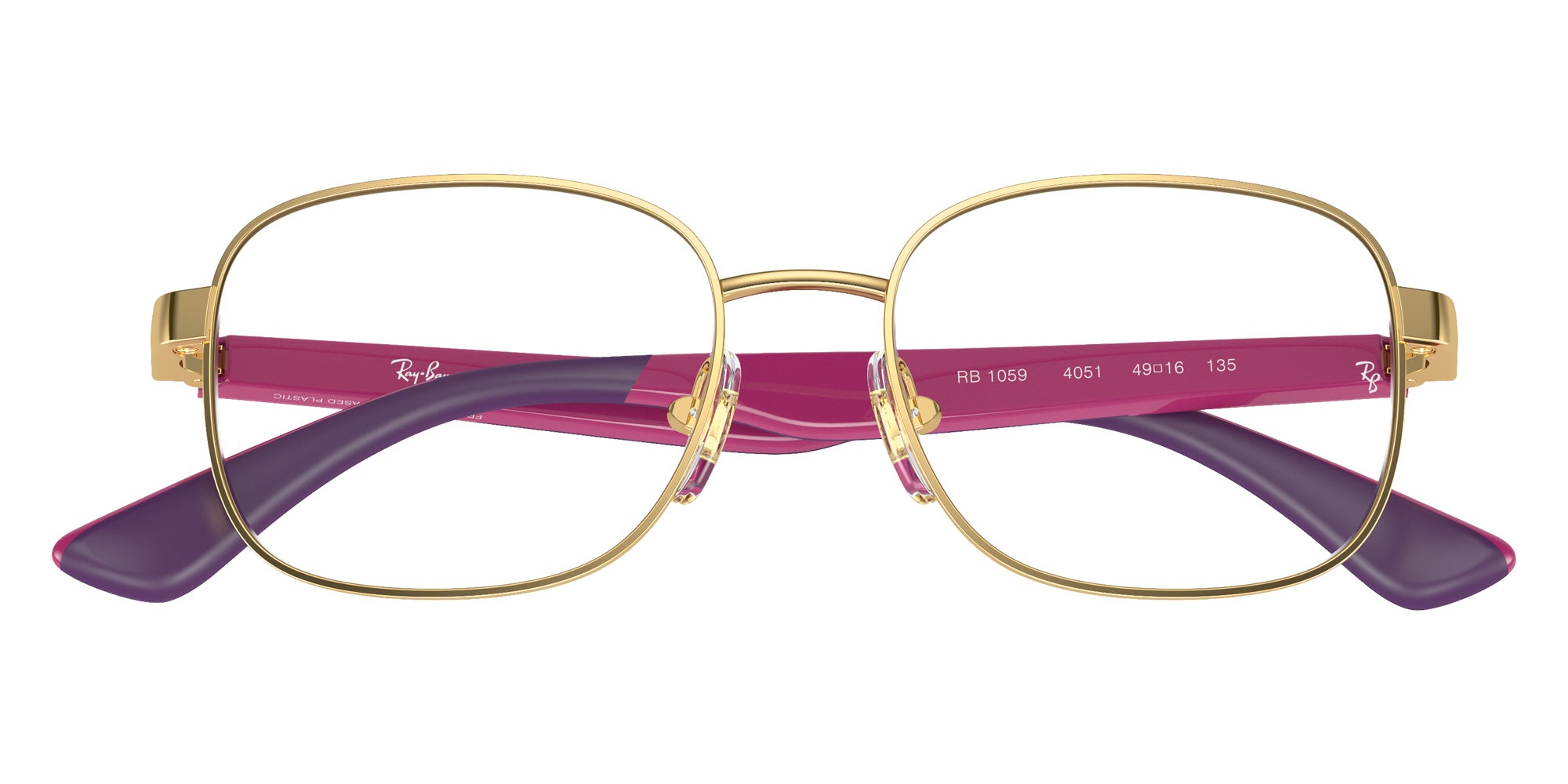 Ray-Ban® RY1059 RY1059 4051 47 Eyeglasses - Fuchsia On Violet