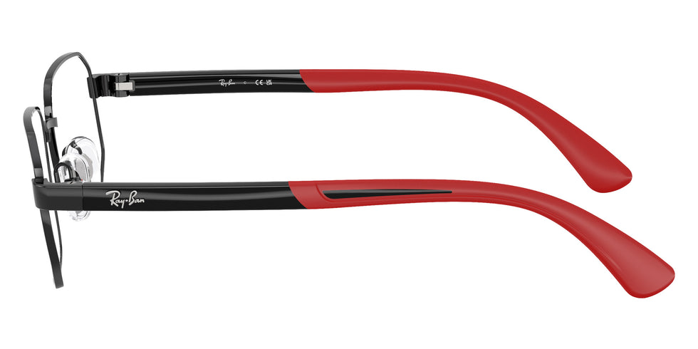 Ray-Ban® RY1060 RY1060 4005 46 Eyeglasses - Black On Rubber Red