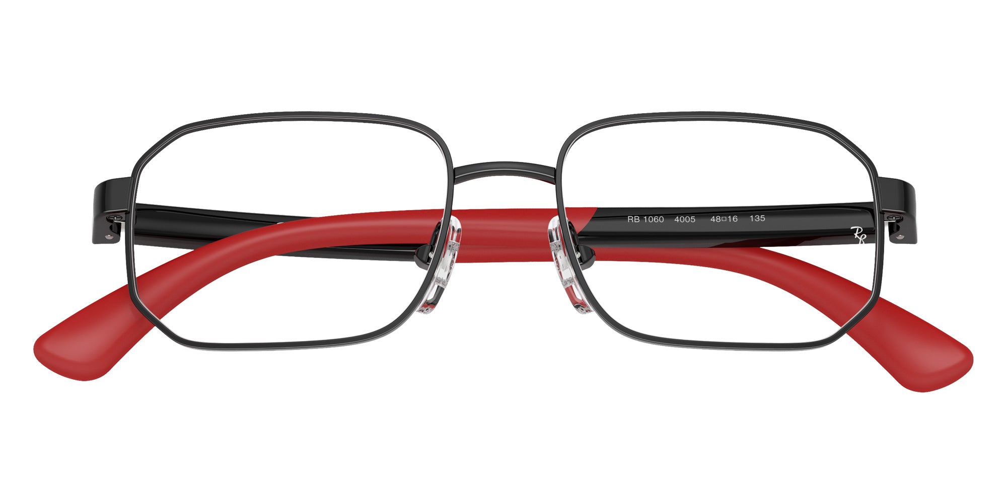 Ray-Ban® RY1060 RY1060 4005 46 Eyeglasses - Black On Rubber Red