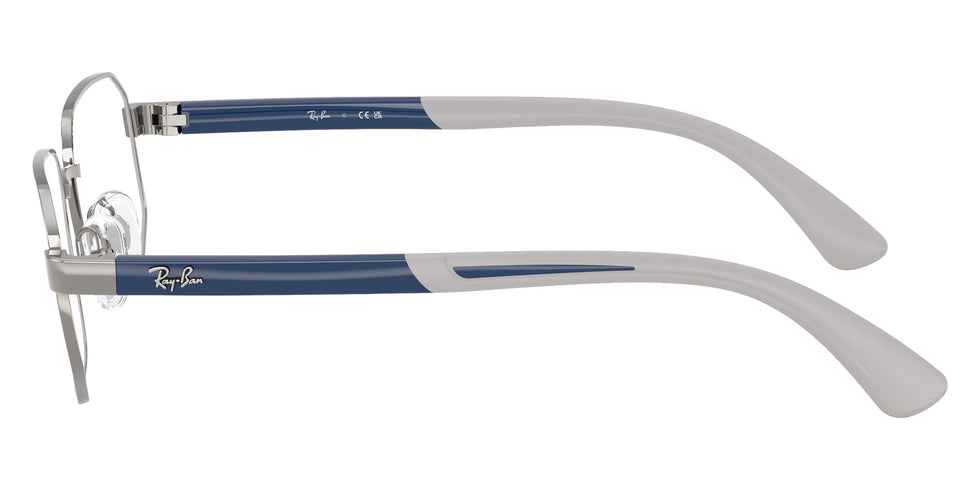 Ray-Ban® RY1060 RY1060 4008 48 Eyeglasses - Blue On Rubber Gray