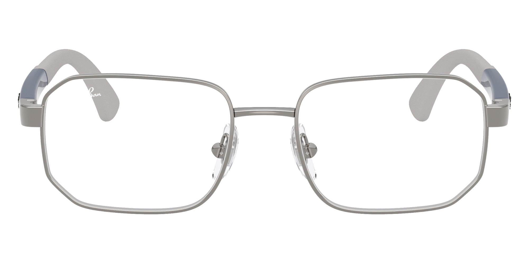 Ray-Ban® RY1060 RY1060 4008 48 Eyeglasses - Blue On Rubber Gray