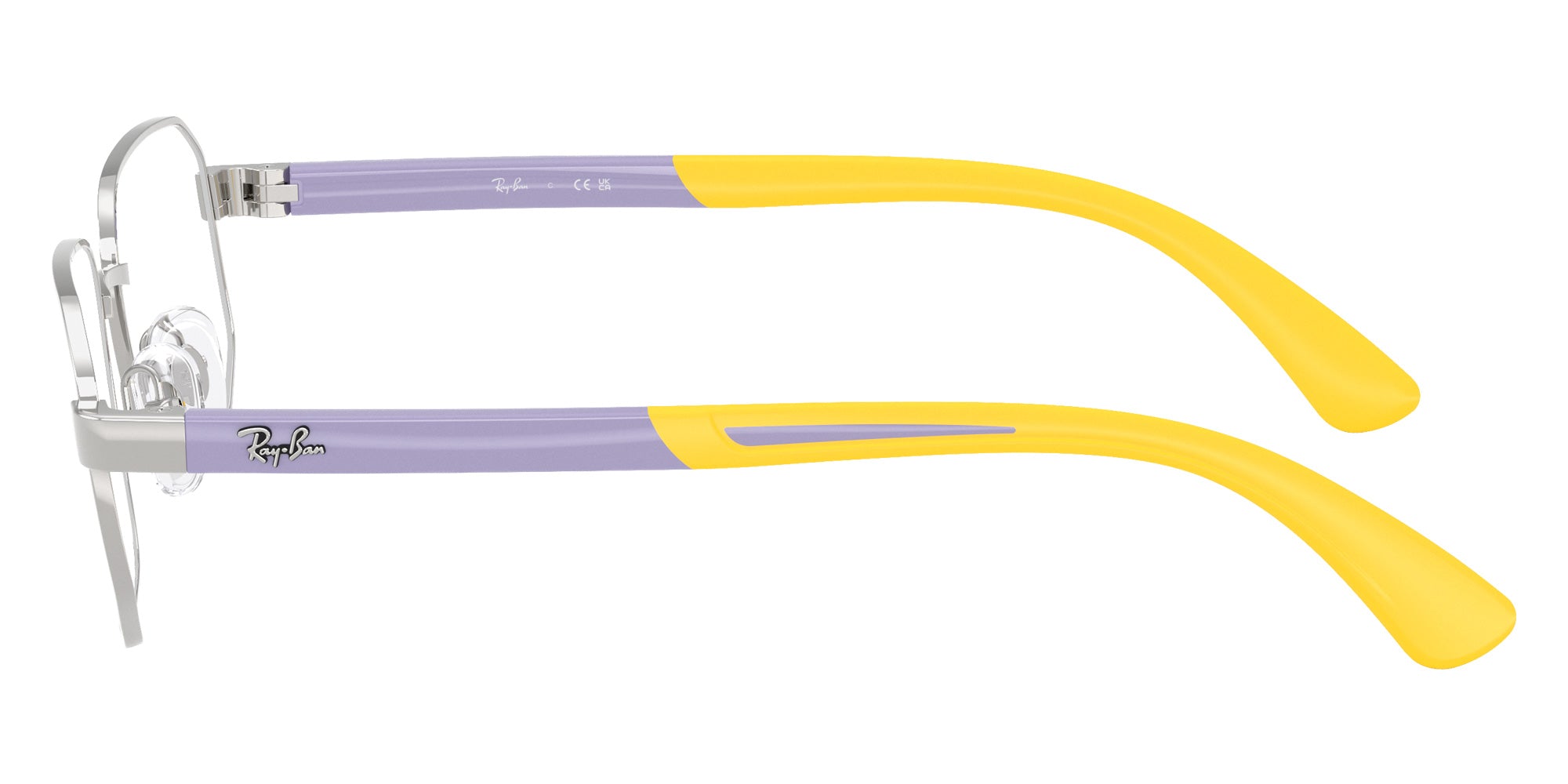 Ray-Ban® RY1060 RY1060 4090 48 Eyeglasses - Lilac On Rubber Yellow