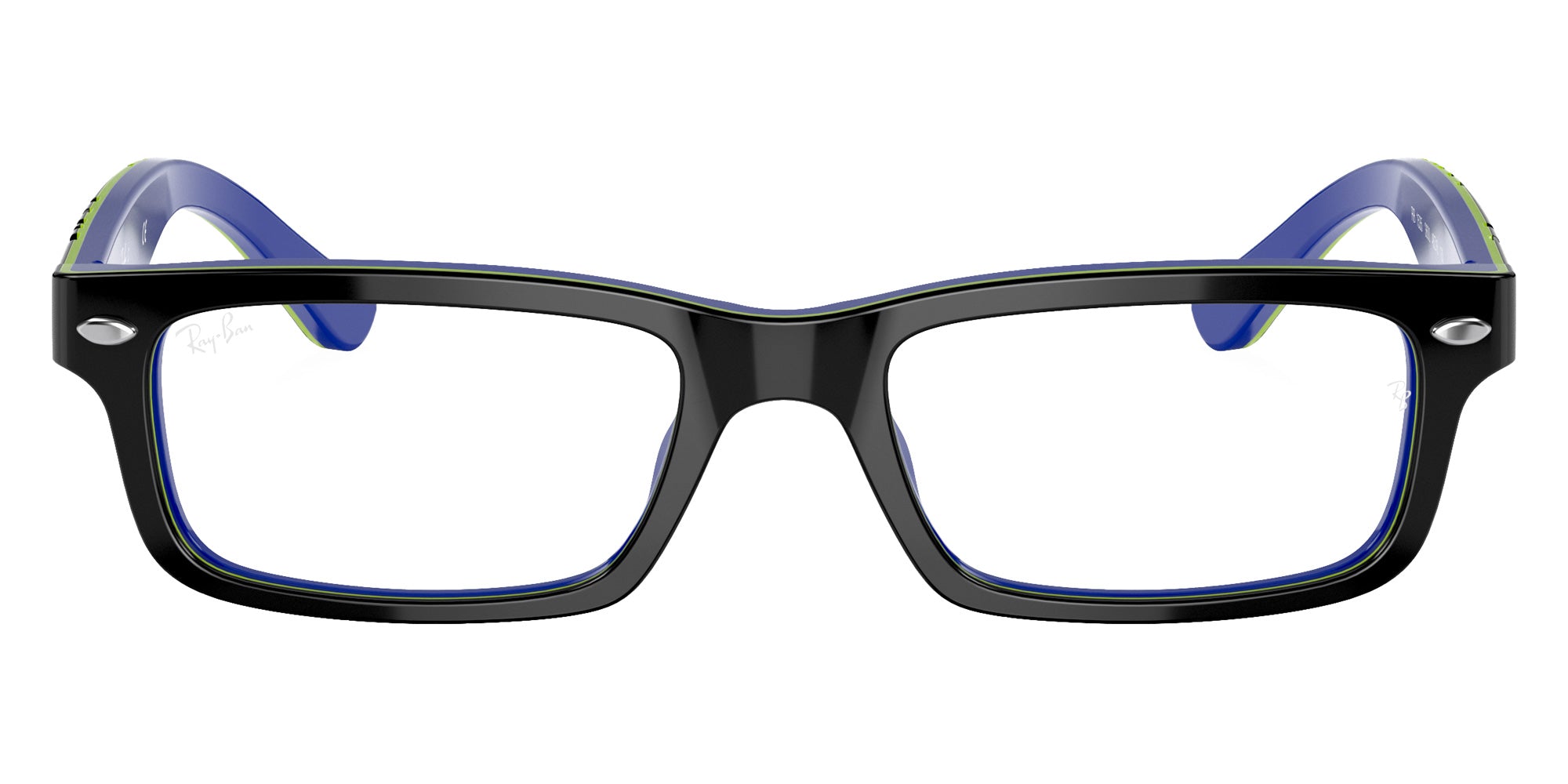 Ray-Ban® RY1535 RY1535 3600 48 Eyeglasses - Dark Gray On Blue