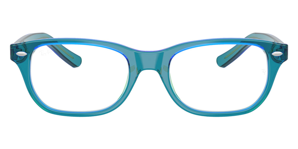 Ray-Ban® RY1555 RY1555 3996 48 Eyeglasses - Transparent Blue/Green