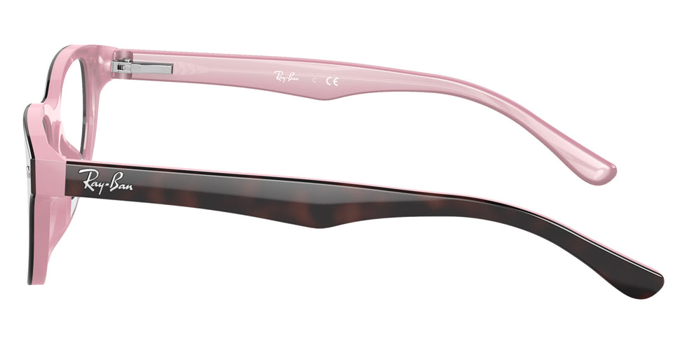 Ray-Ban® RY1555F RY1555F 3580 48 Eyeglasses - Havana On Opal Pink
