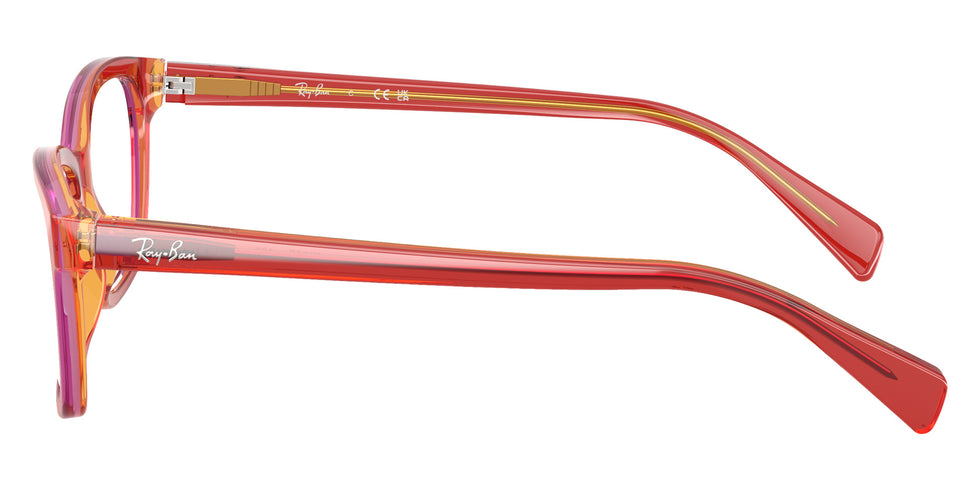 Ray-Ban® RY1591 RY1591 3998 48 Eyeglasses - Transparent Red/Yellow