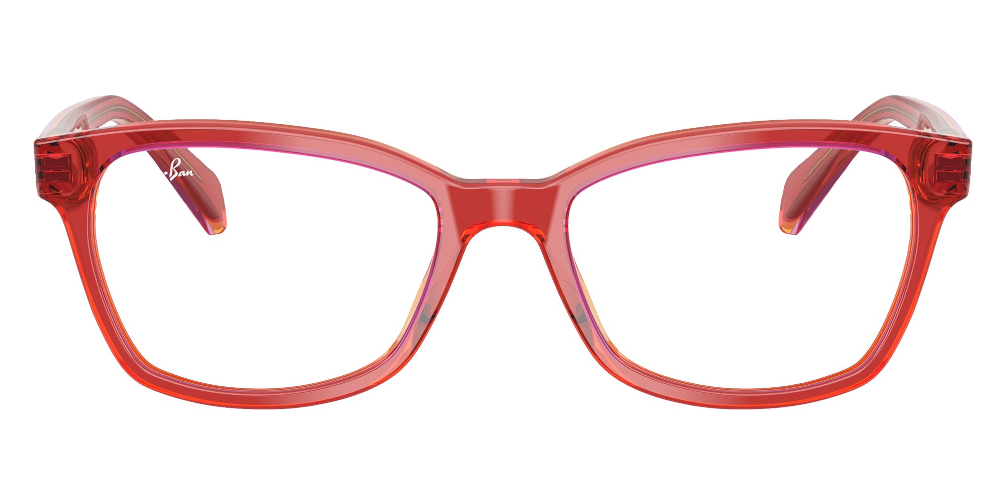Ray-Ban® RY1591 RY1591 3998 48 Eyeglasses - Transparent Red/Yellow