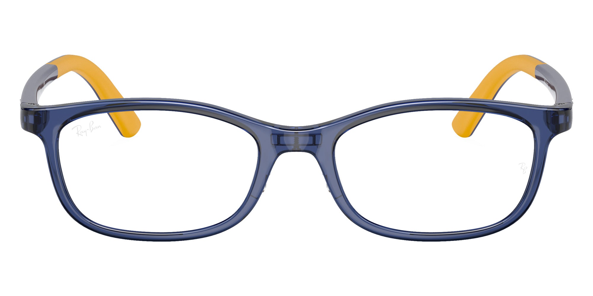 Ray-Ban® RY1615D RY1615D 3907 48 Eyeglasses - Blue On Rubber Yellow