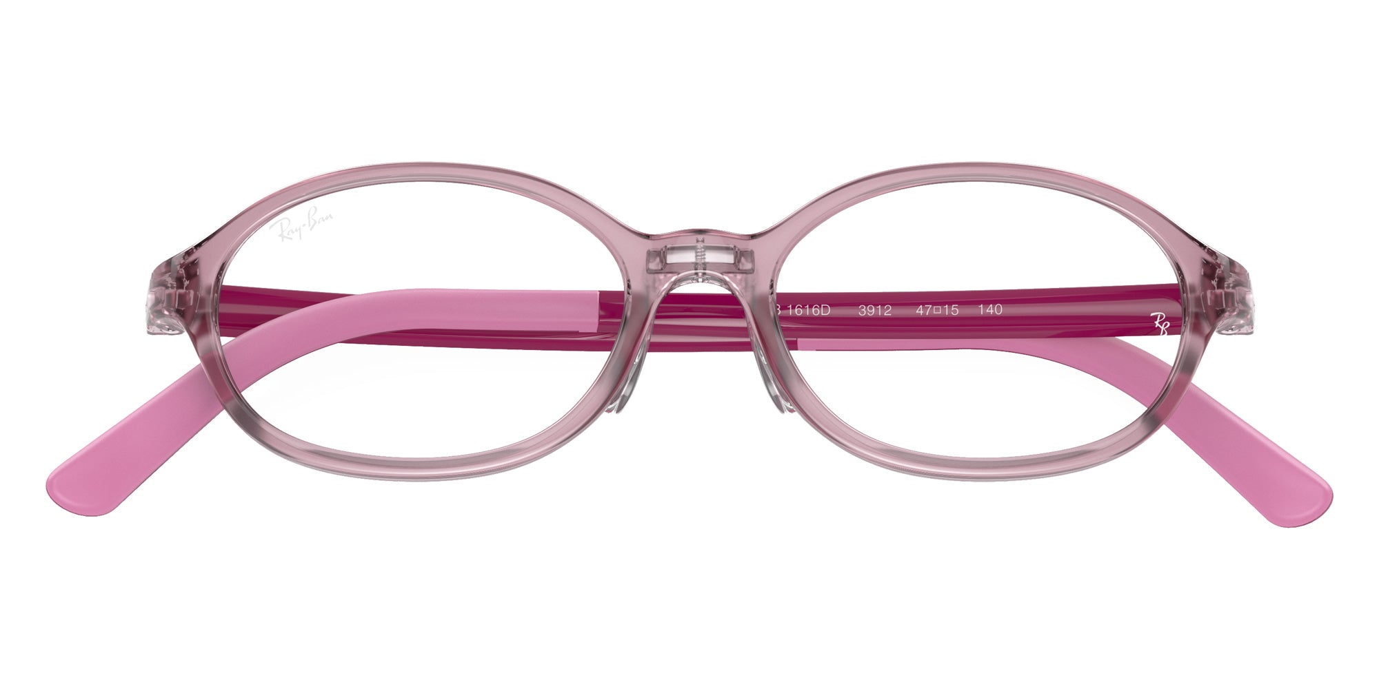 Ray-Ban® RY1616D RY1616D 3912 47 Eyeglasses - Fuchsia On Rubber Pink