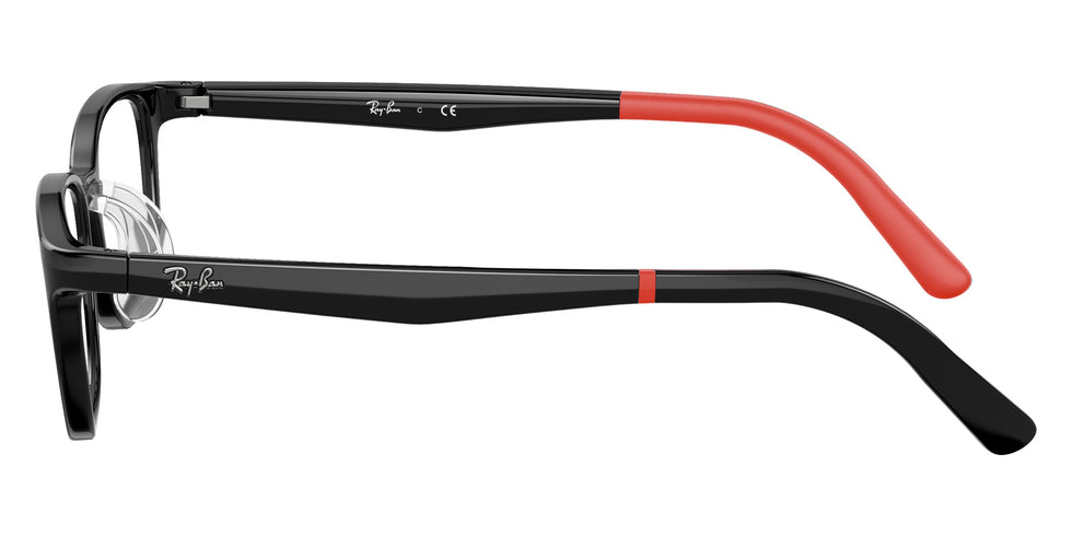 Ray-Ban® RY1617D RY1617D 3876 49 Eyeglasses - Black On Red