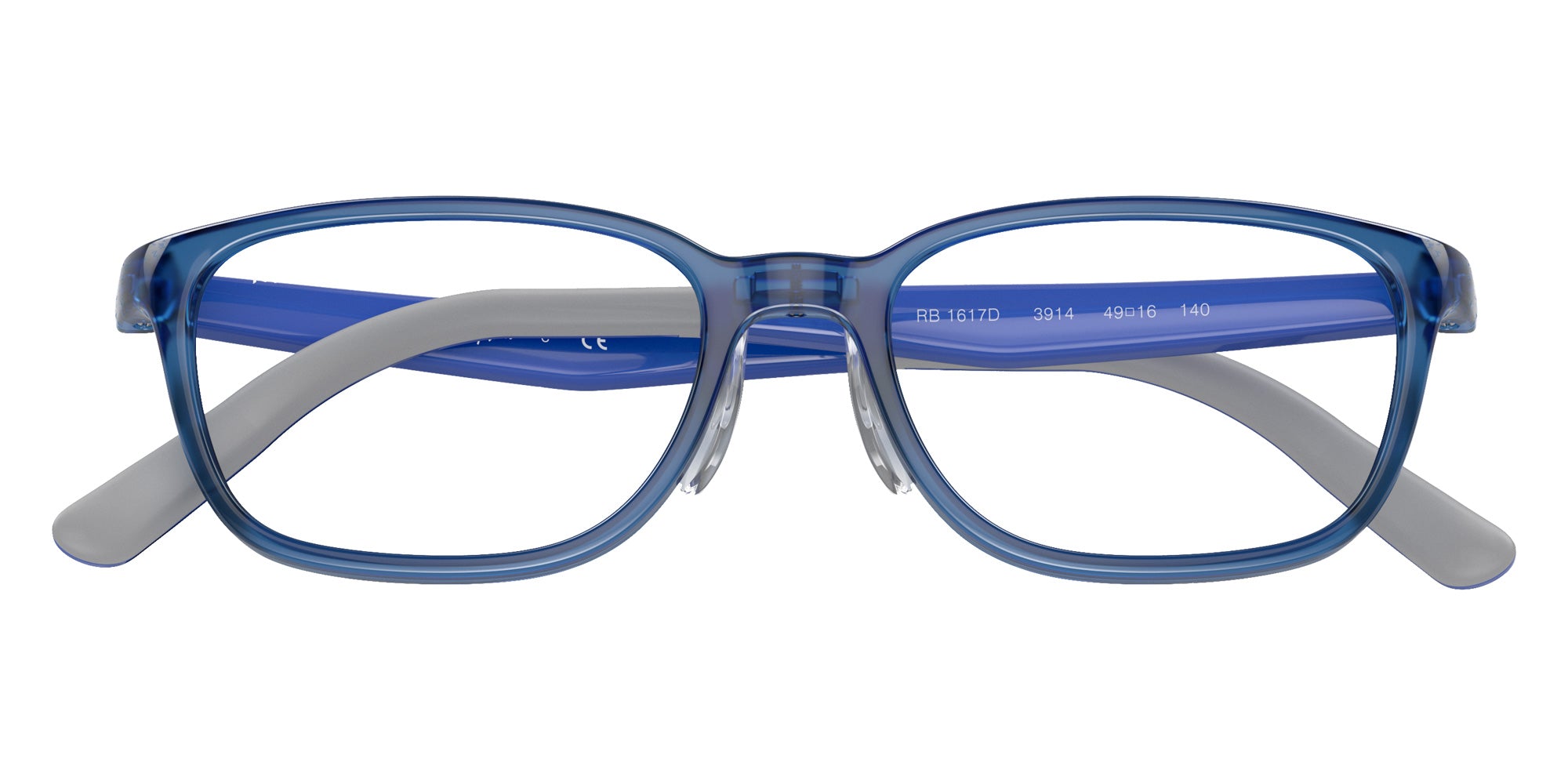 Ray-Ban® RY1617D RY1617D 3914 49 Eyeglasses - Blue On Gray