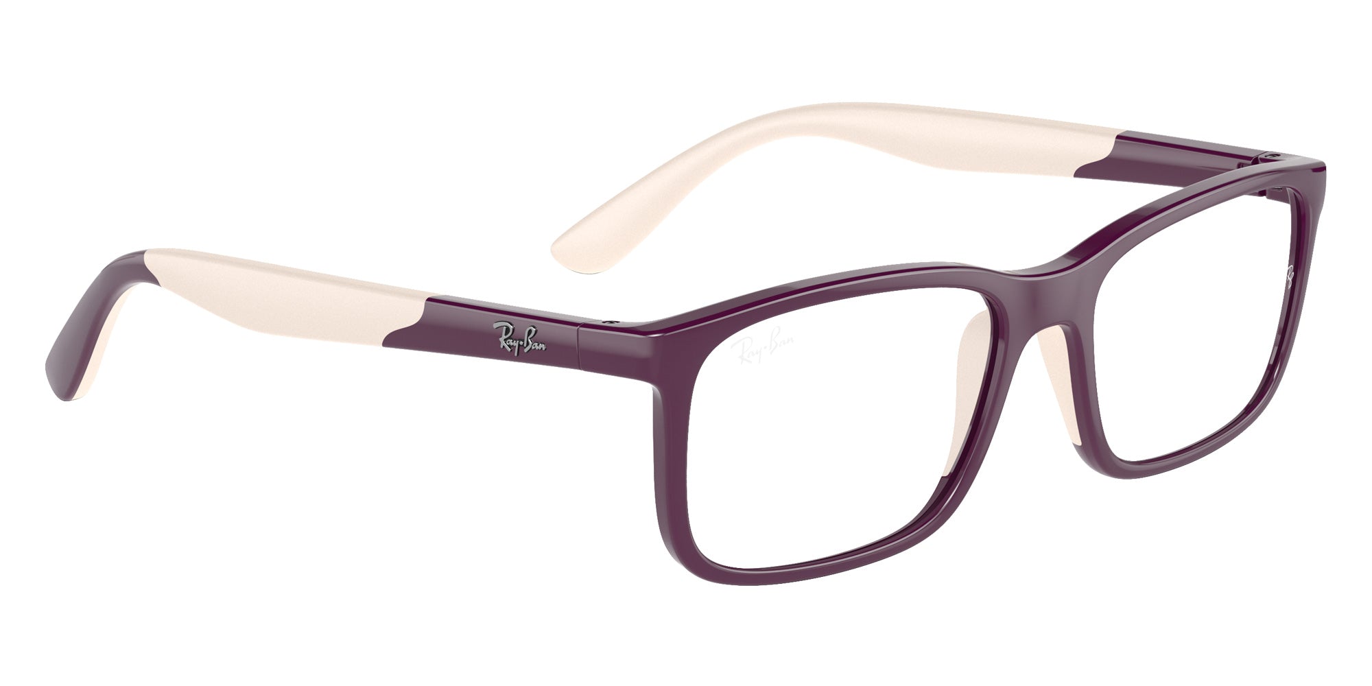 Ray-Ban® RY1621F RY1621F 3931 49 Eyeglasses - Purple On Light Brown