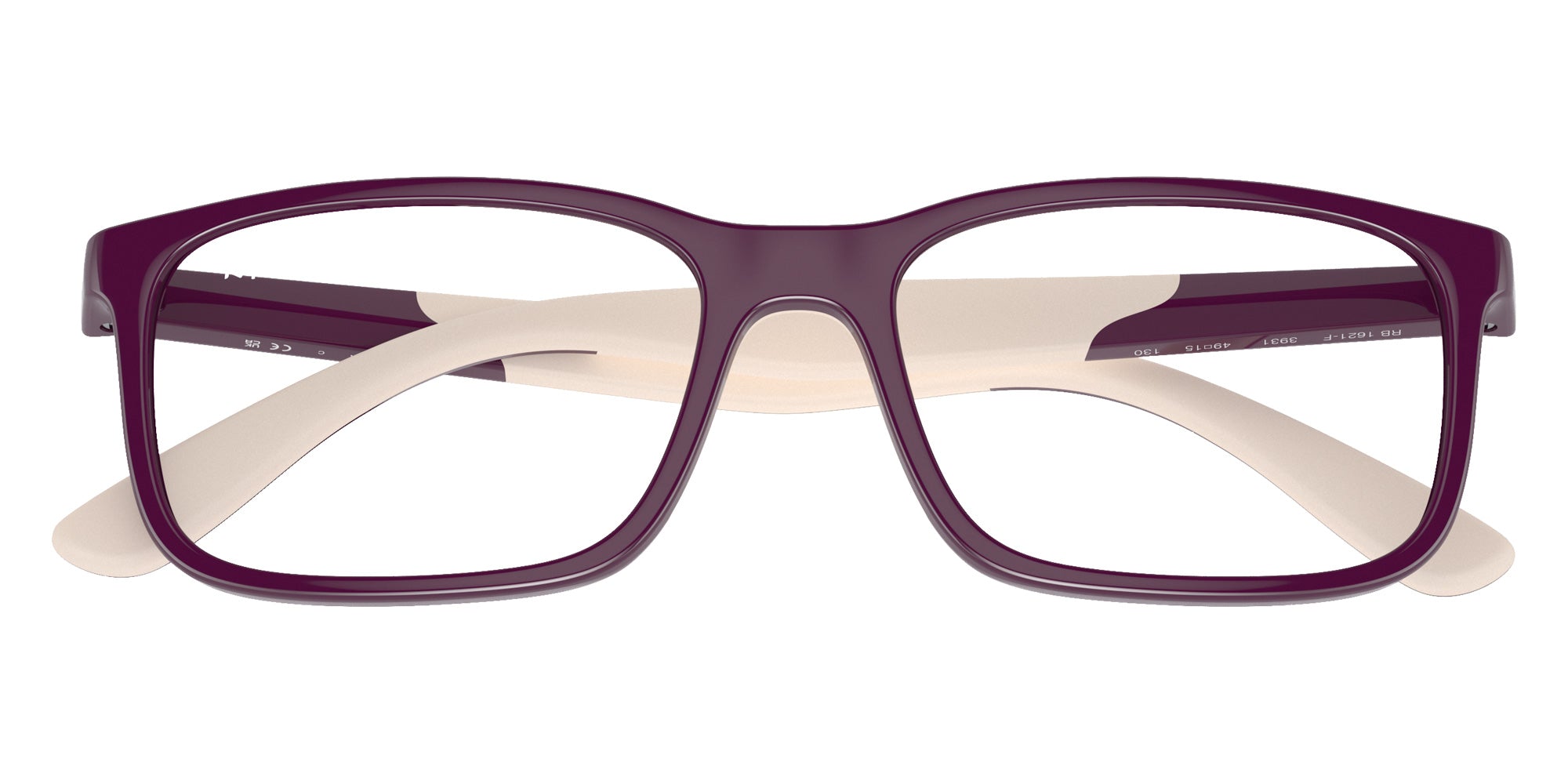 Ray-Ban® RY1621F RY1621F 3931 49 Eyeglasses - Purple On Light Brown