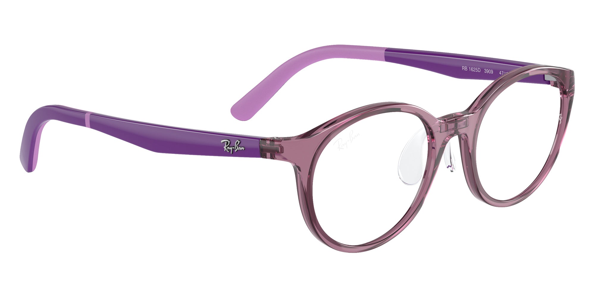 Ray-Ban® RY1625D RY1625D 3909 47 Eyeglasses - Transparent Purple