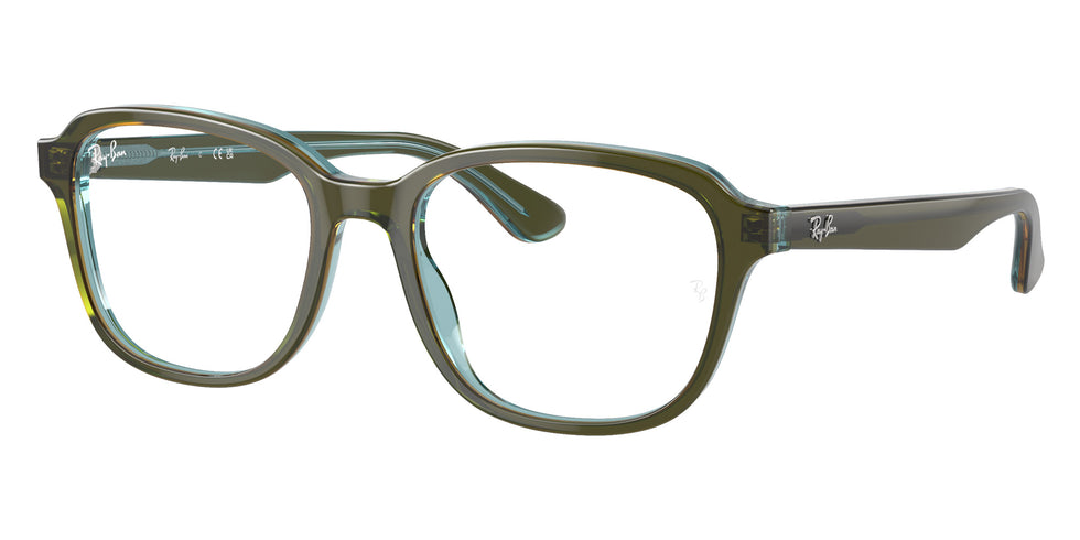 Ray-Ban® RY1627 RY1627 3946 46 Eyeglasses - Top Green/Orange/Light Blue