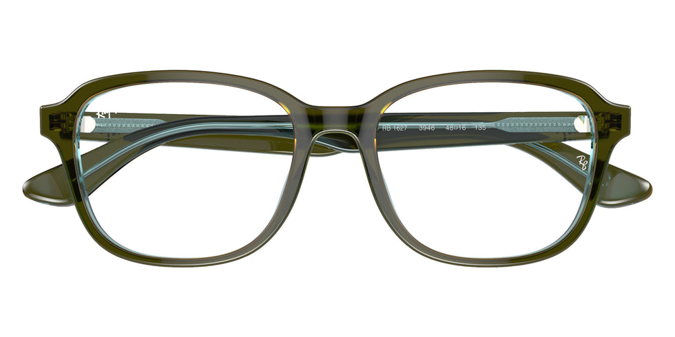 Ray-Ban® RY1627 RY1627 3946 46 Eyeglasses - Top Green/Orange/Light Blue