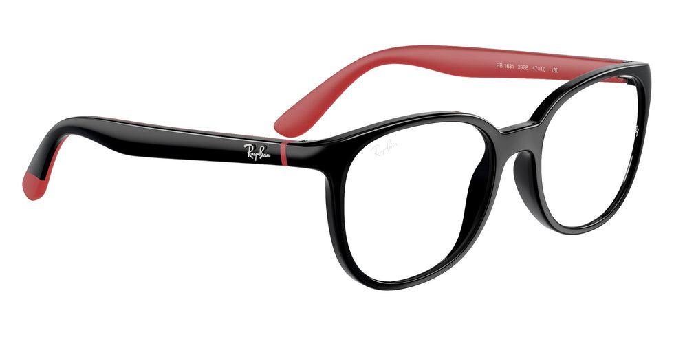 Ray-Ban® RY1631 RY1631 3928 47 Eyeglasses - Black On Red