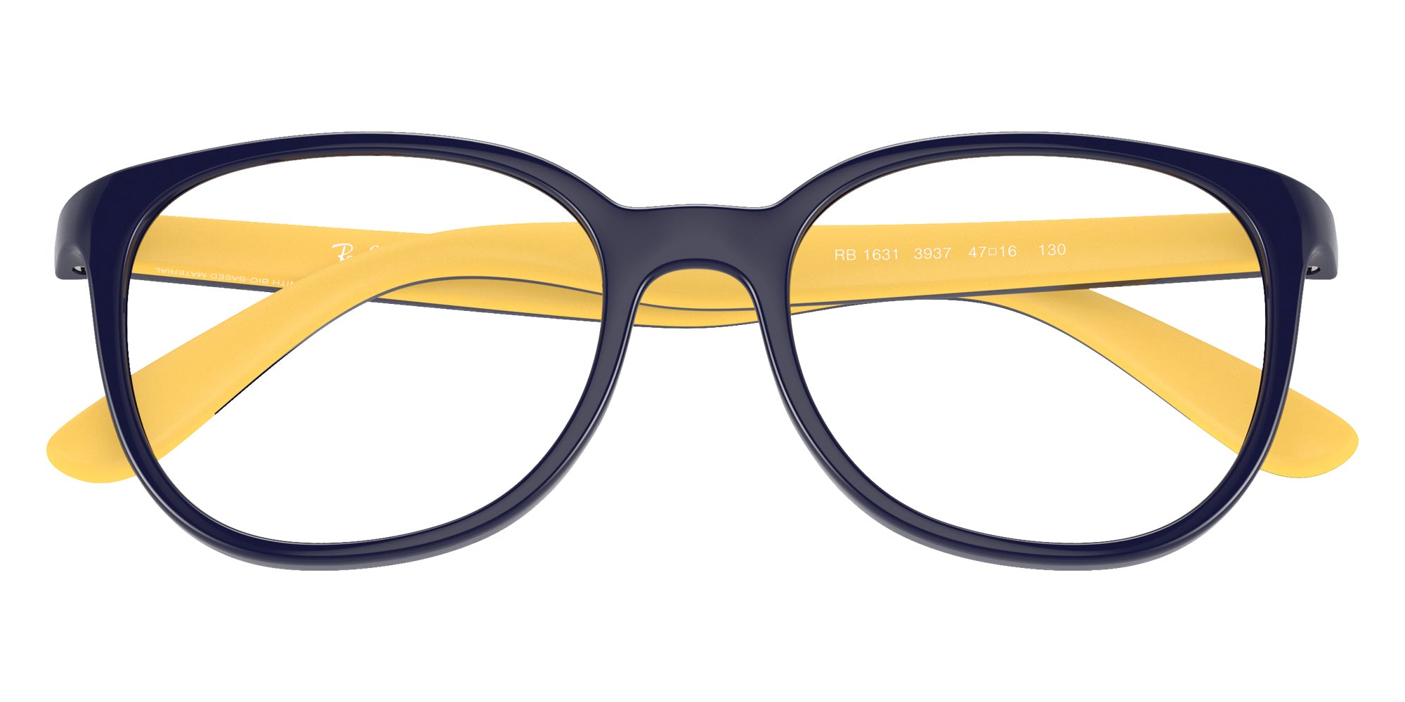 Ray-Ban® RY1631 RY1631 3937 47 Eyeglasses - Dark Blue On Yellow