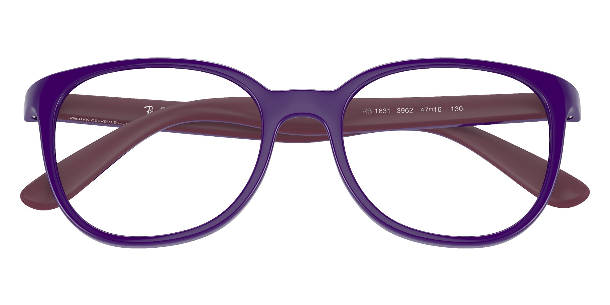 Ray-Ban® RY1631 RY1631 3962 45 Eyeglasses - Violet On Bordeaux