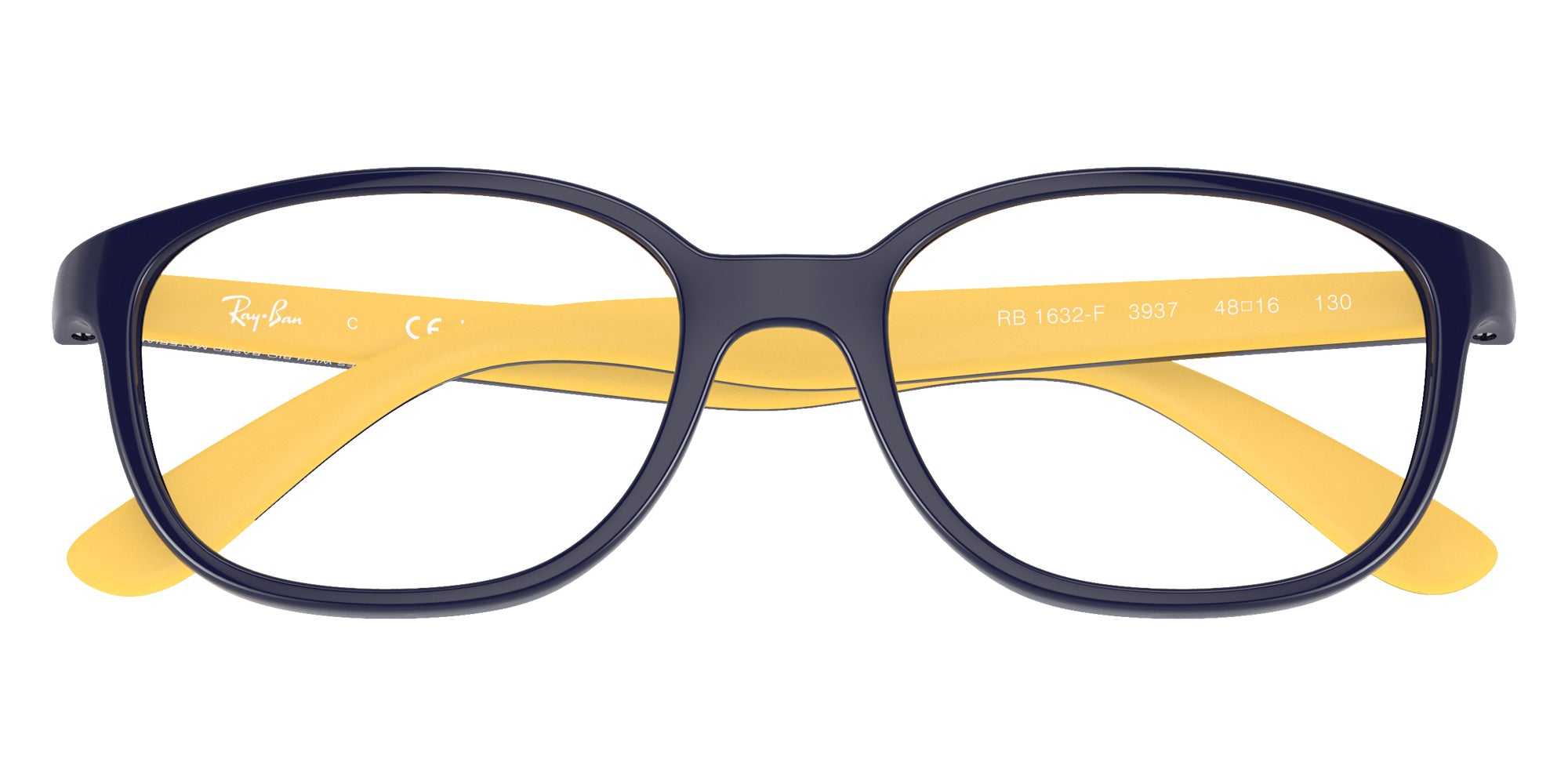 Ray-Ban® RY1632F RY1632F 3937 48 Eyeglasses - Dark Blue On Yellow