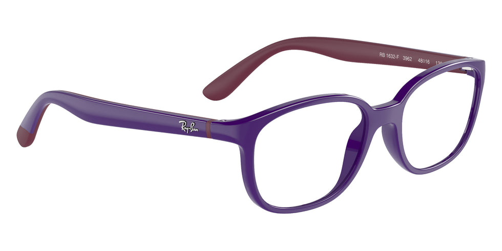 Ray-Ban® RY1632F RY1632F 3962 48 Eyeglasses - Violet On Bordeaux