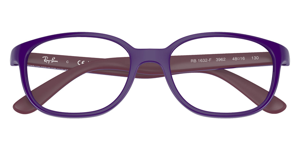 Ray-Ban® RY1632F RY1632F 3962 48 Eyeglasses - Violet On Bordeaux