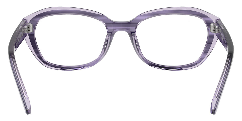 Ray-Ban® RY1636 RY1636 3989 46 Eyeglasses - Striped Violet On Transparent Violet