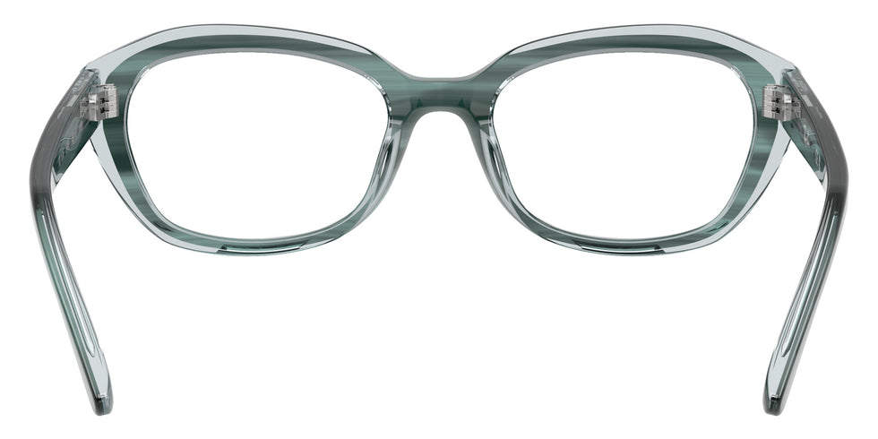 Ray-Ban® RY1636 RY1636 3990 48 Eyeglasses - Striped Green On Transparent Green