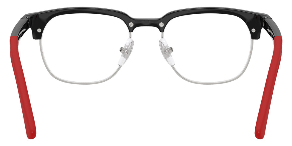 Ray-Ban® RY1641 RY1641 3928 48 Eyeglasses - Black On Rubber Red