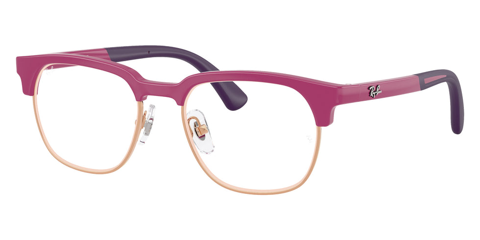 Ray-Ban® RY1641 RY1641 3933 48 Eyeglasses - Fucsia On Rubber Violet