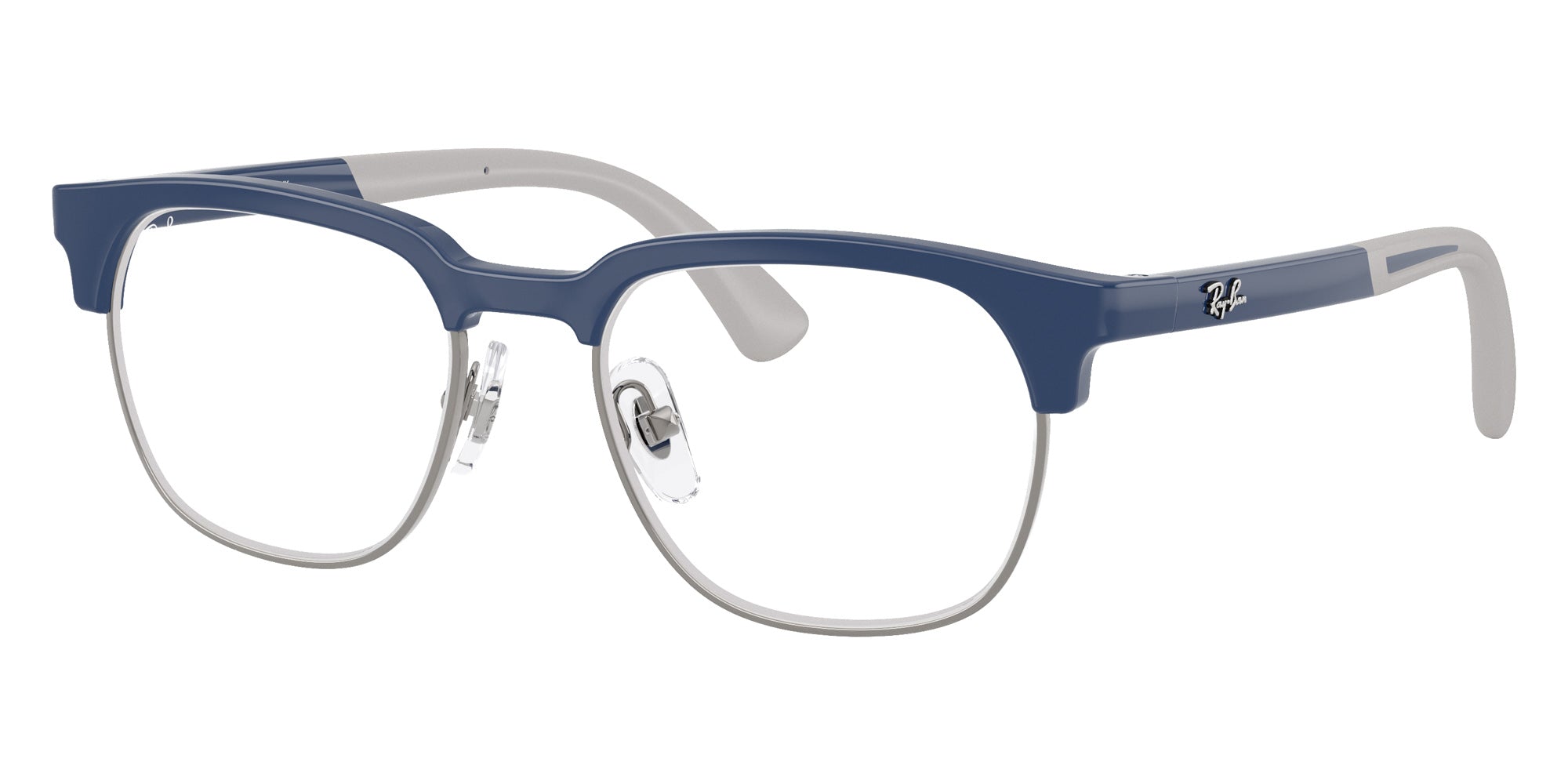 Ray-Ban® RY1641 RY1641 7505 48 Eyeglasses - Blue On Rubber Gray